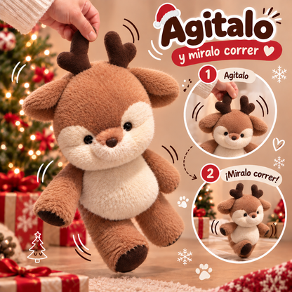 Renny™ – The Plush Reindeer That Runs When You Shake It